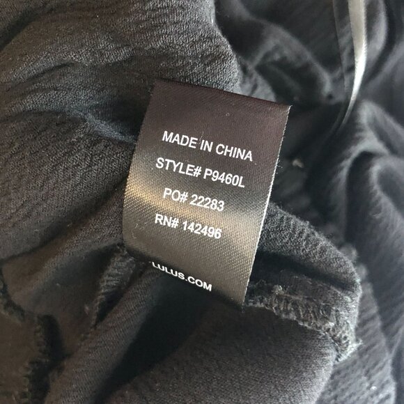 Lulus Lolinda Black Convertible Halter Jumpsuit S Pockets - Picture 8 of 8